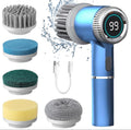 Electric Spin Scrubber – 5 Interchangeable Brush Heads