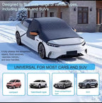 4-in-1 Car Windshield Cover – Snow, Frost & Sun Protection